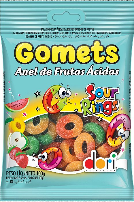 JUJUBAS GOMETS 100G ANEL ACIDO