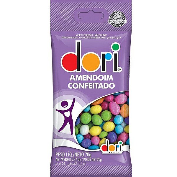 AMENDOIM DORI 70G COLORIDO