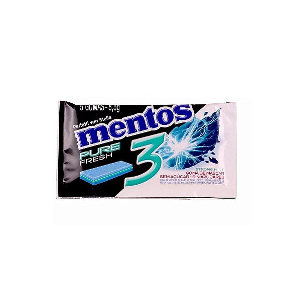CHICLETE MENTOS 8,5G STRONG MINT