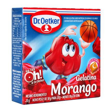 GELATINA DR.OETKER 20G MORANGO