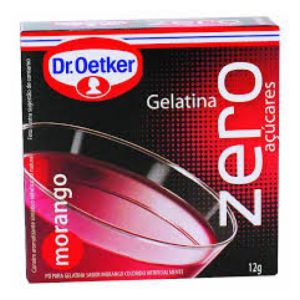 Gelatina Dr.Oetker Zero 12G Morango