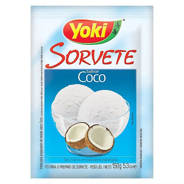 PO P/SORVETE YOKI 150G COCO