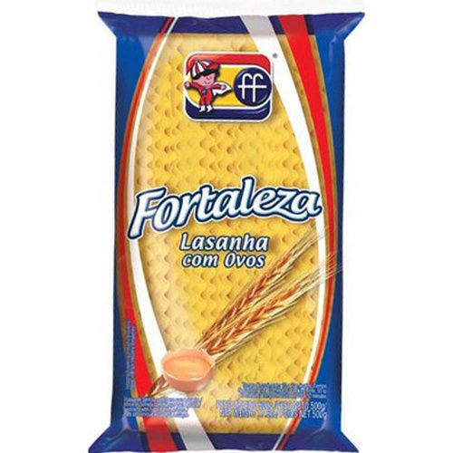 MASSA P/LASANHA FORTALEZA 500G C/OVOS