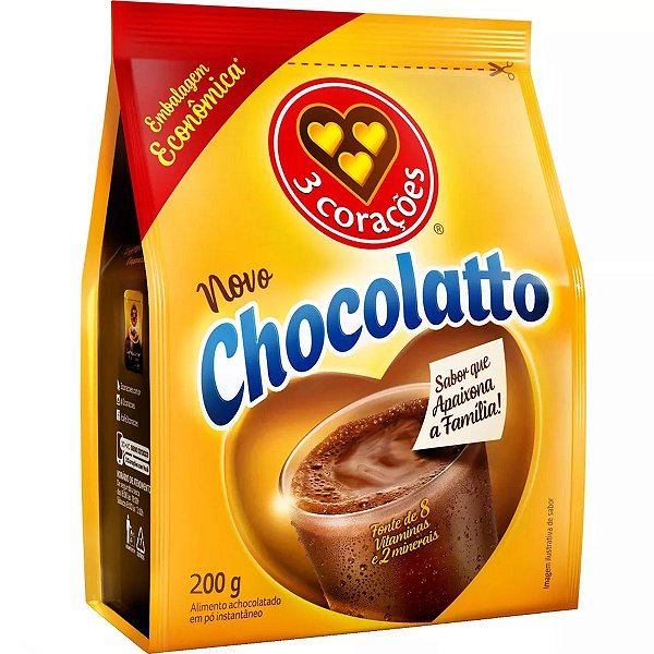 ACHOCOLATADO EM PO CHOCOLATTO 200G SACHE