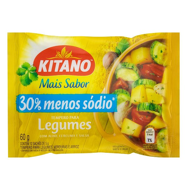 TEMPERO MAIS SABOR 60G PARA LEGUMES