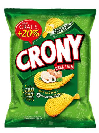 BATATA CRONY 35G CEBOLA E SALSA