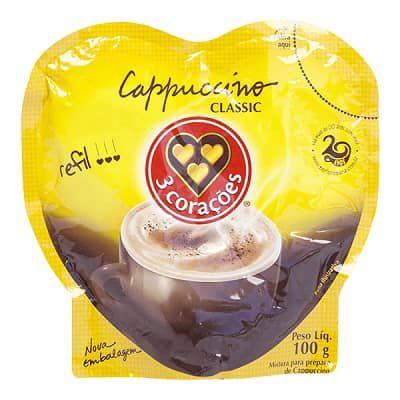 CAPPUCCINO 3 CORACOES CLASSIC 100G RF