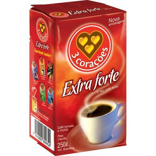 CAFE 3 CORACOES 250G EXTRA FORTE A VACUO