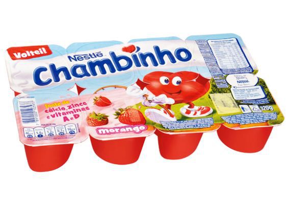 IOGURTE NESTLE 320G CHAMBINHO MORANGO