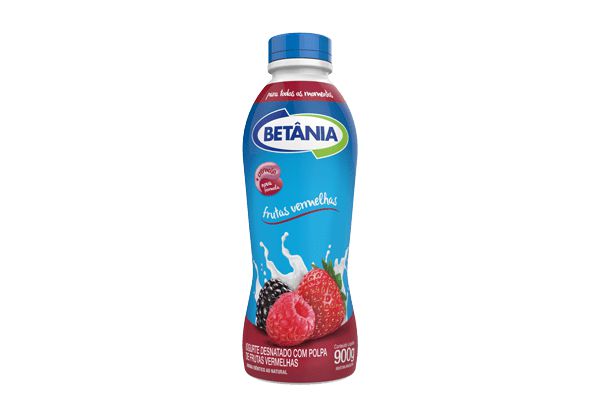 Iogurte Betania 900G Frutas Vermelhas