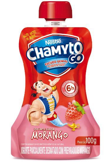 Iogurte Nestle 100G Chamyto Morango