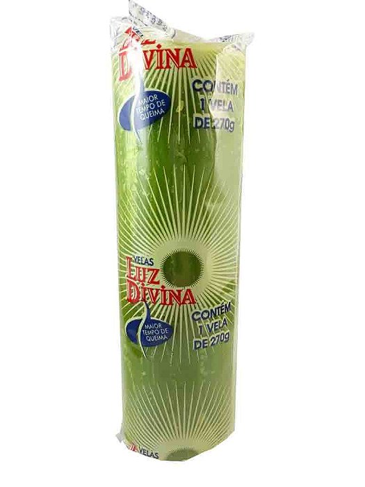 VELA LUZ DIVINA 7 DIAS 270G VERDE