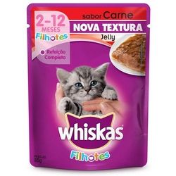 Whiskas 85G Jelly Carne Junior