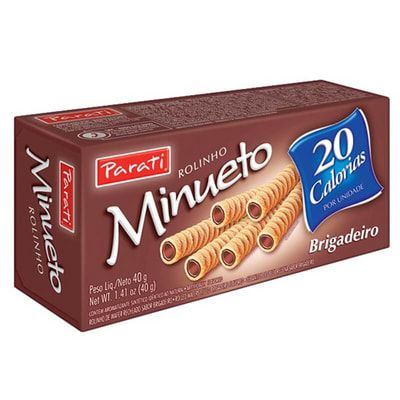 ROLINHO WAFER MINUETO 40G BRIGADEIRO