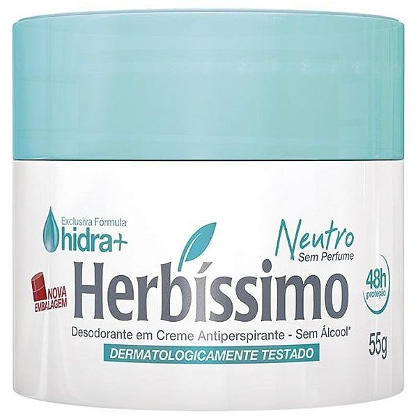 DESODORANTE HERBISSIMO 55G NEUTRO