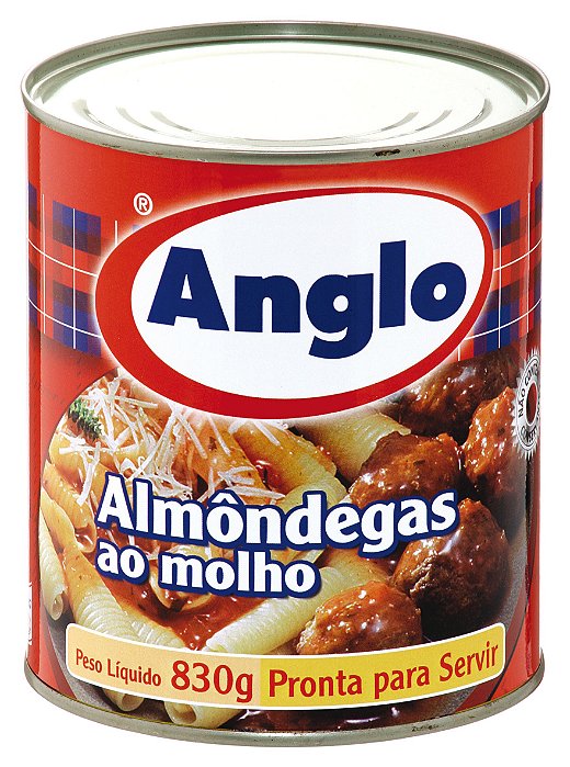 ALMONDEGAS ANGLO 830G AO MOLHO