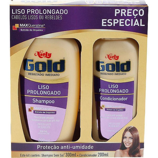 KIT SH+COND NIELY GOLD 275/175ML LISO PROL