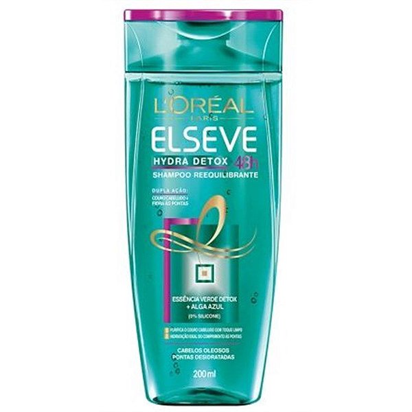 SHAMPOO ELSEVE 200ML HIDRA DETOX