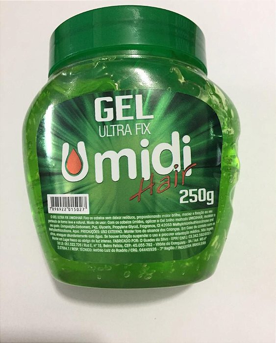 GEL FIXADOR UMID HAIR 250G VERDE POTE