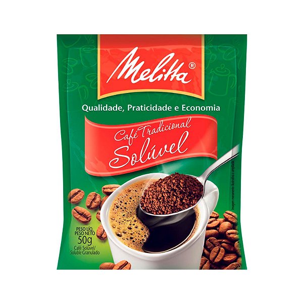 CAFE MELITTA 50G SOLUVEL TRADICIONAL