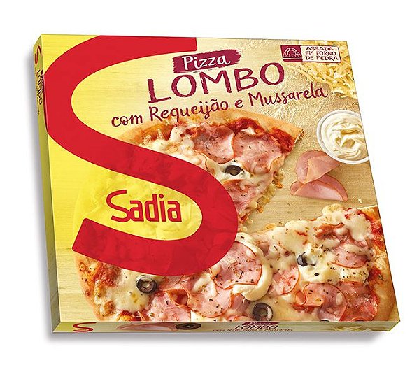 PIZZA SADIA 460G LOMBO C/REQUEIJAO E MUS