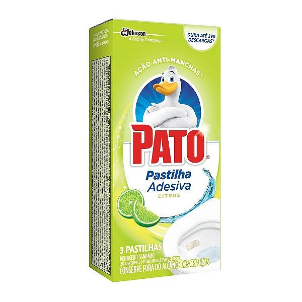 PEDRA SANITARIA PATO ADESIVA  CITRUS C/3 UNDS