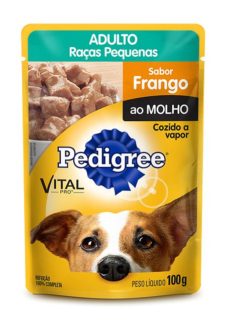 PEDIGREE 100G AD RACAS PEQ FRANGO AO MOLHO