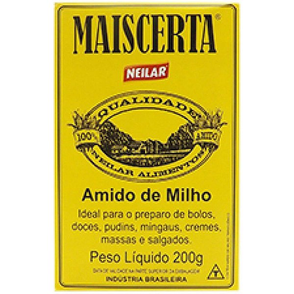 AMIDO DE MILHO MAISCERTA 200G
