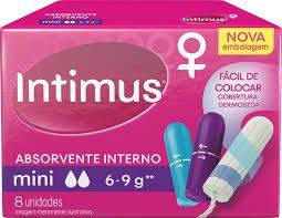 ABSORVENTE INTIMUS INTERNO MINI C/8UNDS