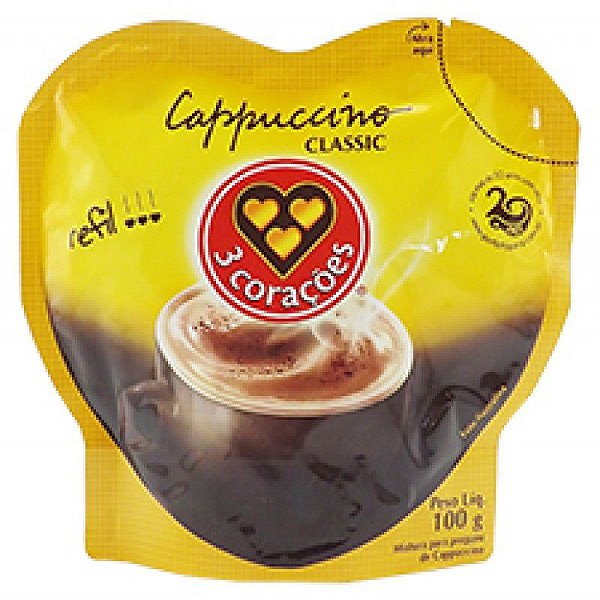 CAPPUCCINO 3 CORACOES CLASSIC 100G RF