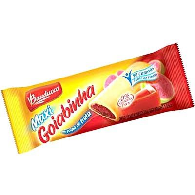 2 barrinhas Bauducco goiabinha ou chocolate