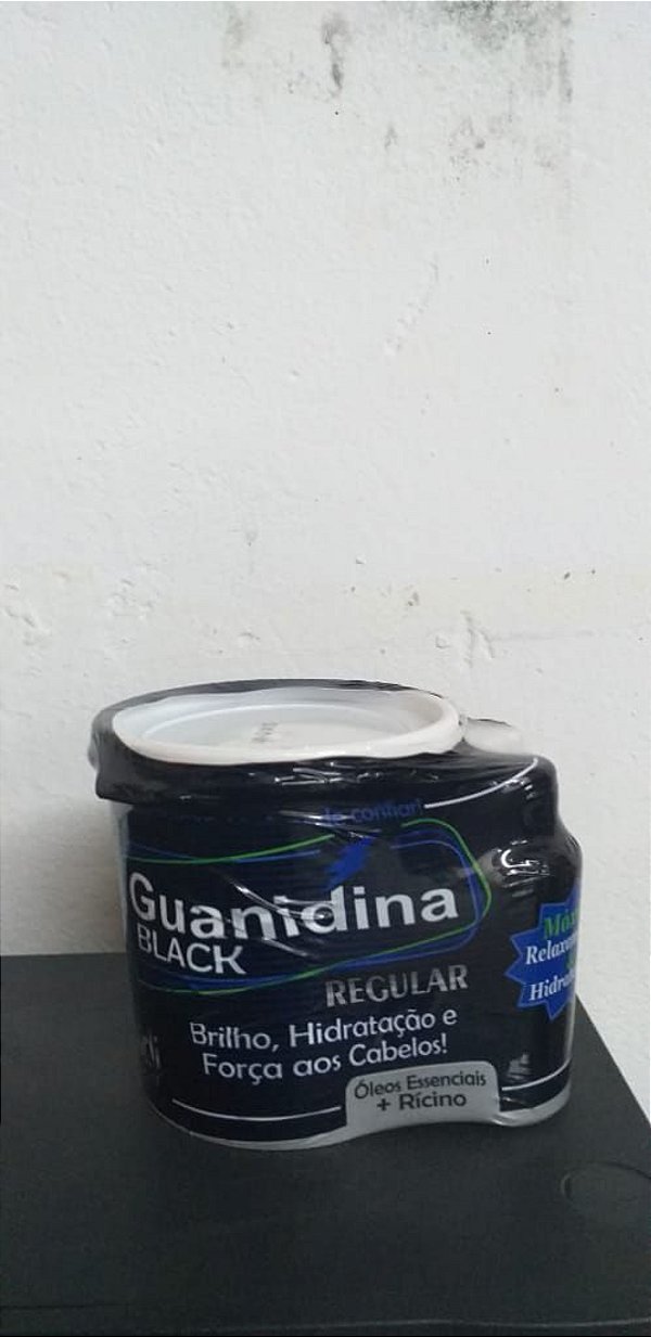GUANIDINA U.HAIR BLACK SUP 200G