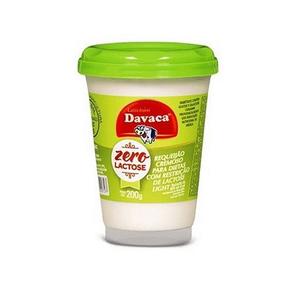 REQUEIJAO CREMOSO DAVACA 200G ZERO LACTOSE