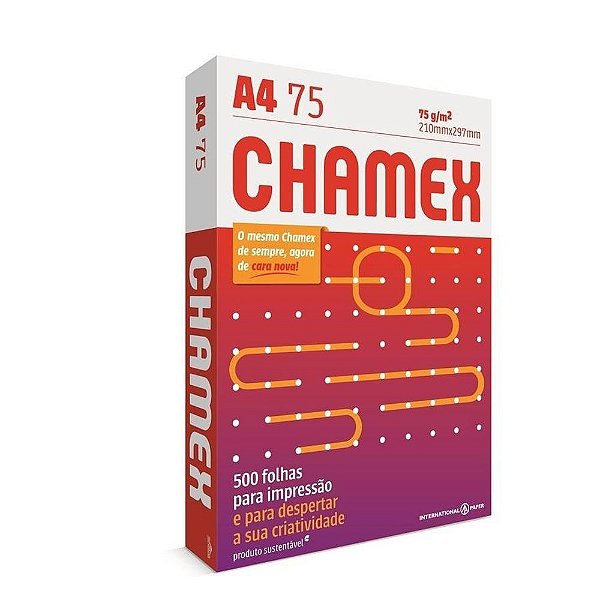 PAPEL OFIC CHAMEX A4 OFFICE C/500FLS