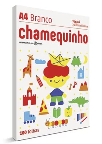 PAPEL OFIC CHAMEQUINHO A4 210MMX297MM