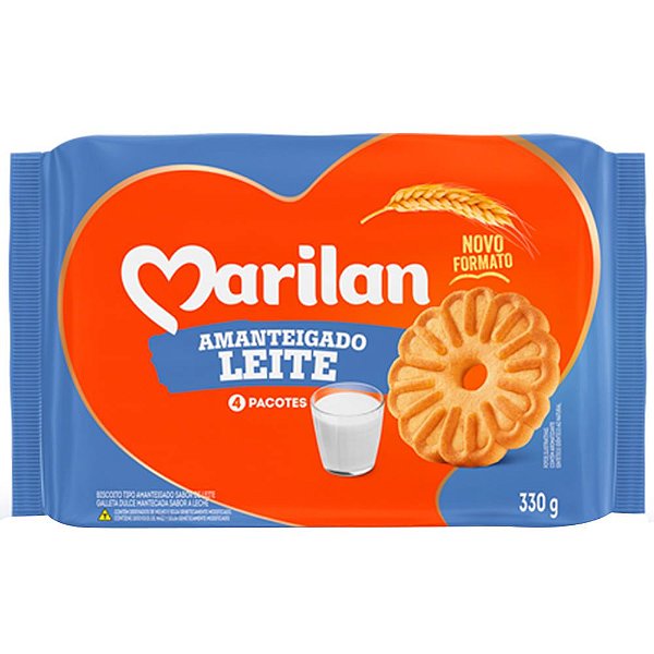 BISCOITO MARILAN 280G AMANTEIGADO LEITE