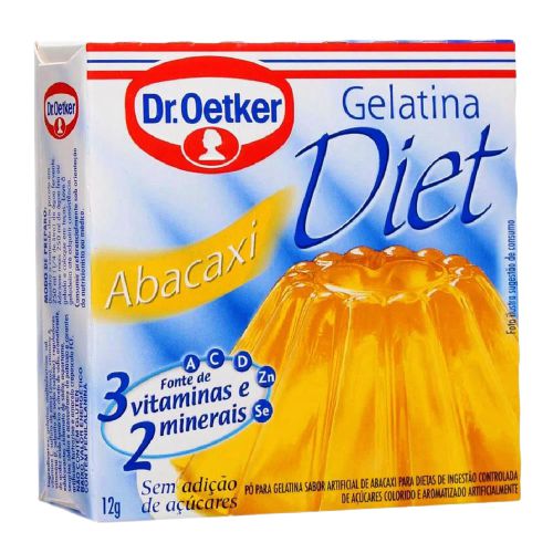 GELATINA DR.OETKER DIET 12G ABACAXI