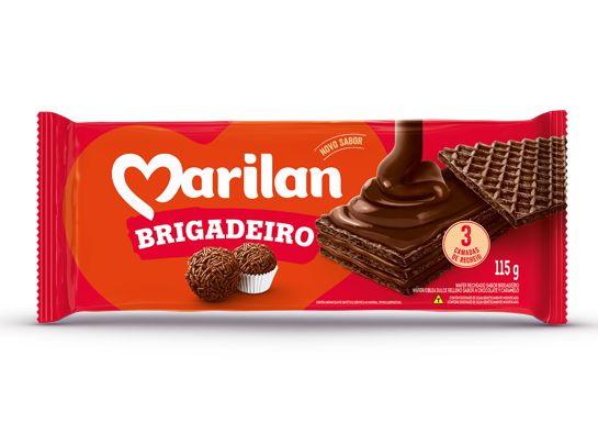 BISCOITO MARILAN 80G WAFER BRIGADEIRO