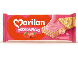 BISCOITO MARILAN 80G WAFER MORANGO