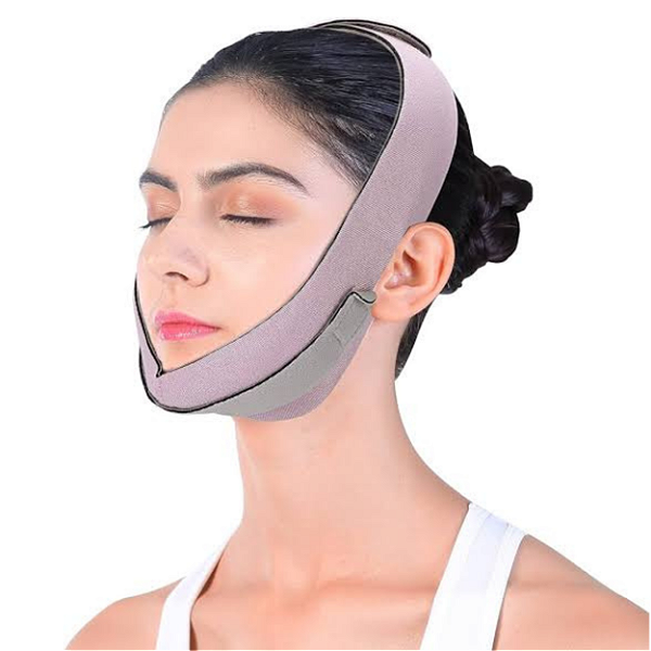 Cinta Facial Efeito Lifting Sem Dor P/ Uso Diurno Noturno