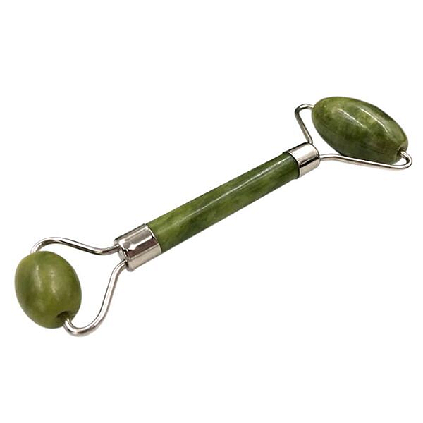 Rolo Massageador Facial Pedra Jade Anti Estresse E Anti Rugas Massoterapia
