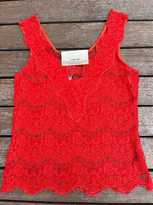 Blusa Renda De Alça