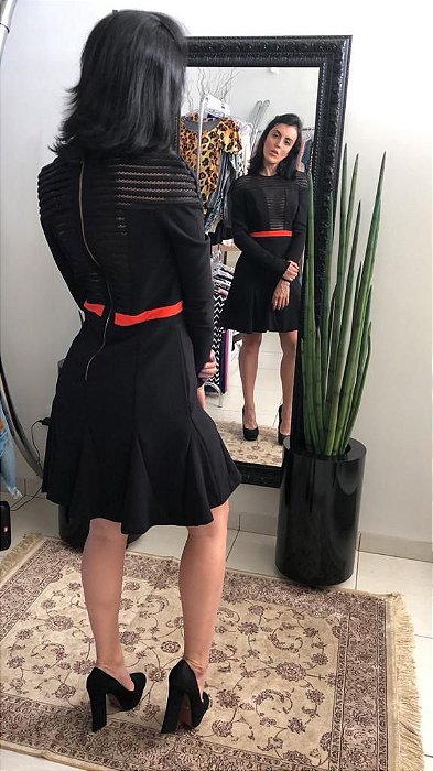 Vestido Tela Ombro