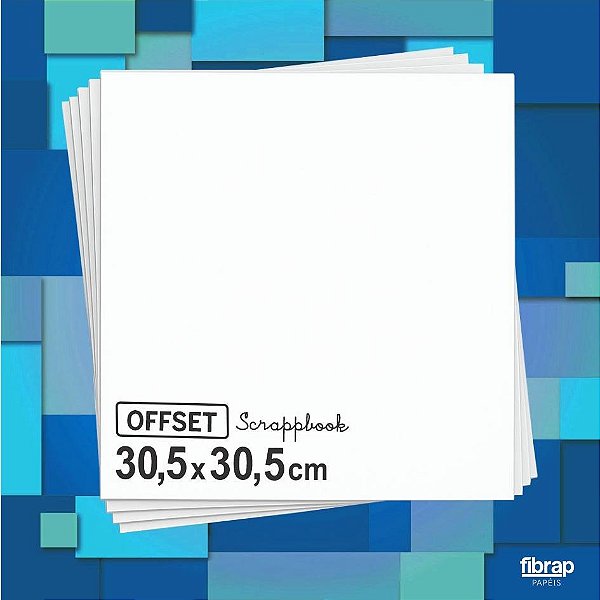 Papel Offset Scrapbook (30,5x30,5cm),