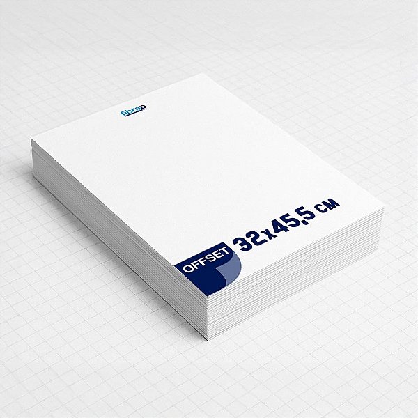Papel Offset  (32x45,5cm),