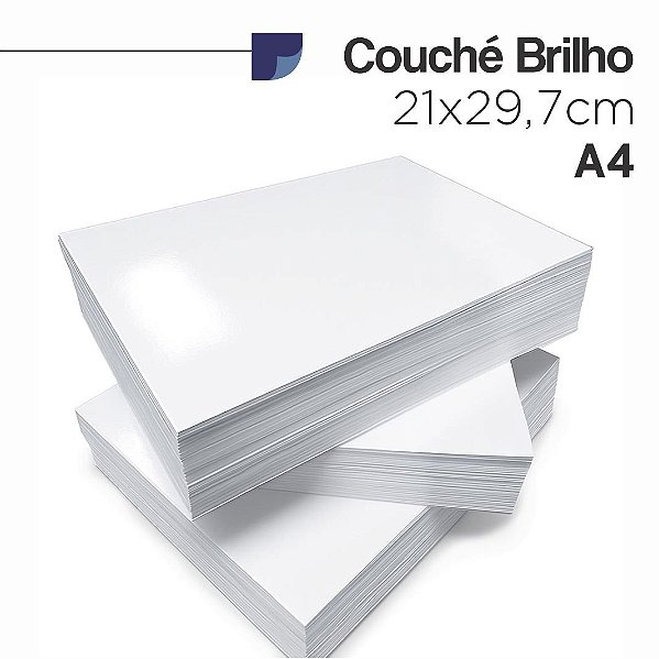 Couché Brilho A4 (21x29,7cm),