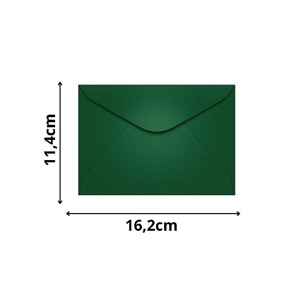 ENVELOPE SCRITY 114X162 CARTA VERDE ESCURO 80 g/m2