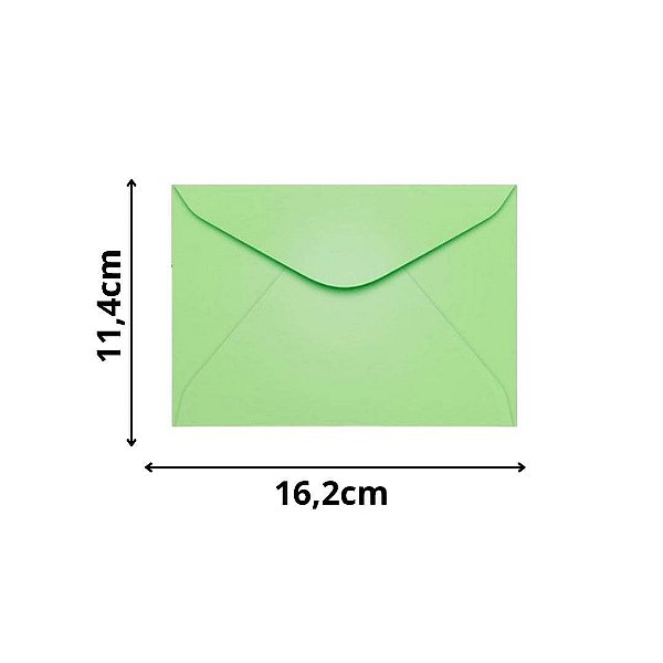 ENVELOPE SCRITY 114X162 CARTA VERDE CLARO 80 g/m2