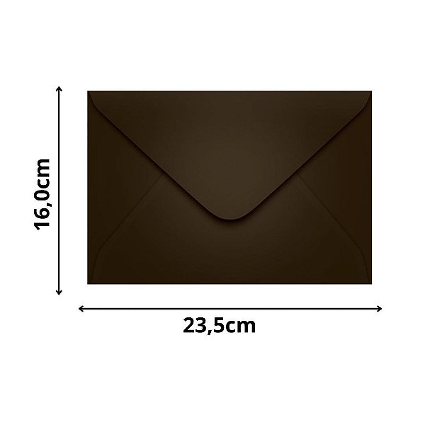 ENVELOPE SCRITY 160X235 CONVITE CAFE 80 g/m2