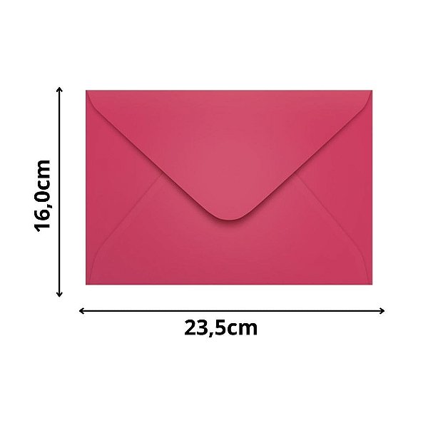 ENVELOPE SCRITY 160X235 CONVITE ROSA CHOQUE 80 g/m2
